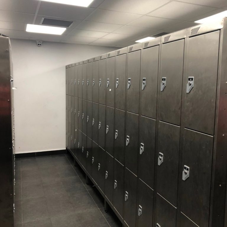 Locker room installation